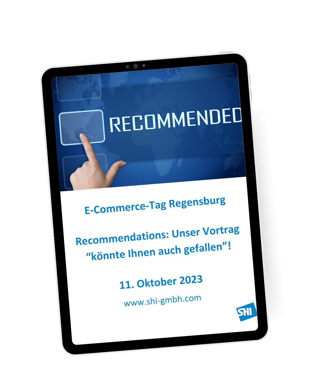 E-Commerce-Tag Regensburg 2023: Vortrag zum Thema Recommendations
