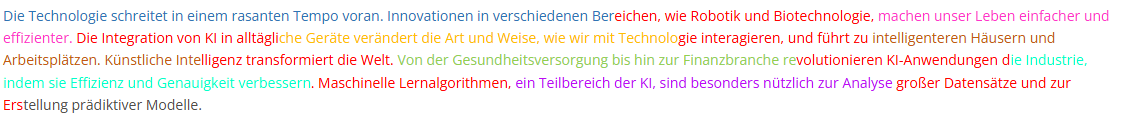 RAG: Chunking mit fester Größe